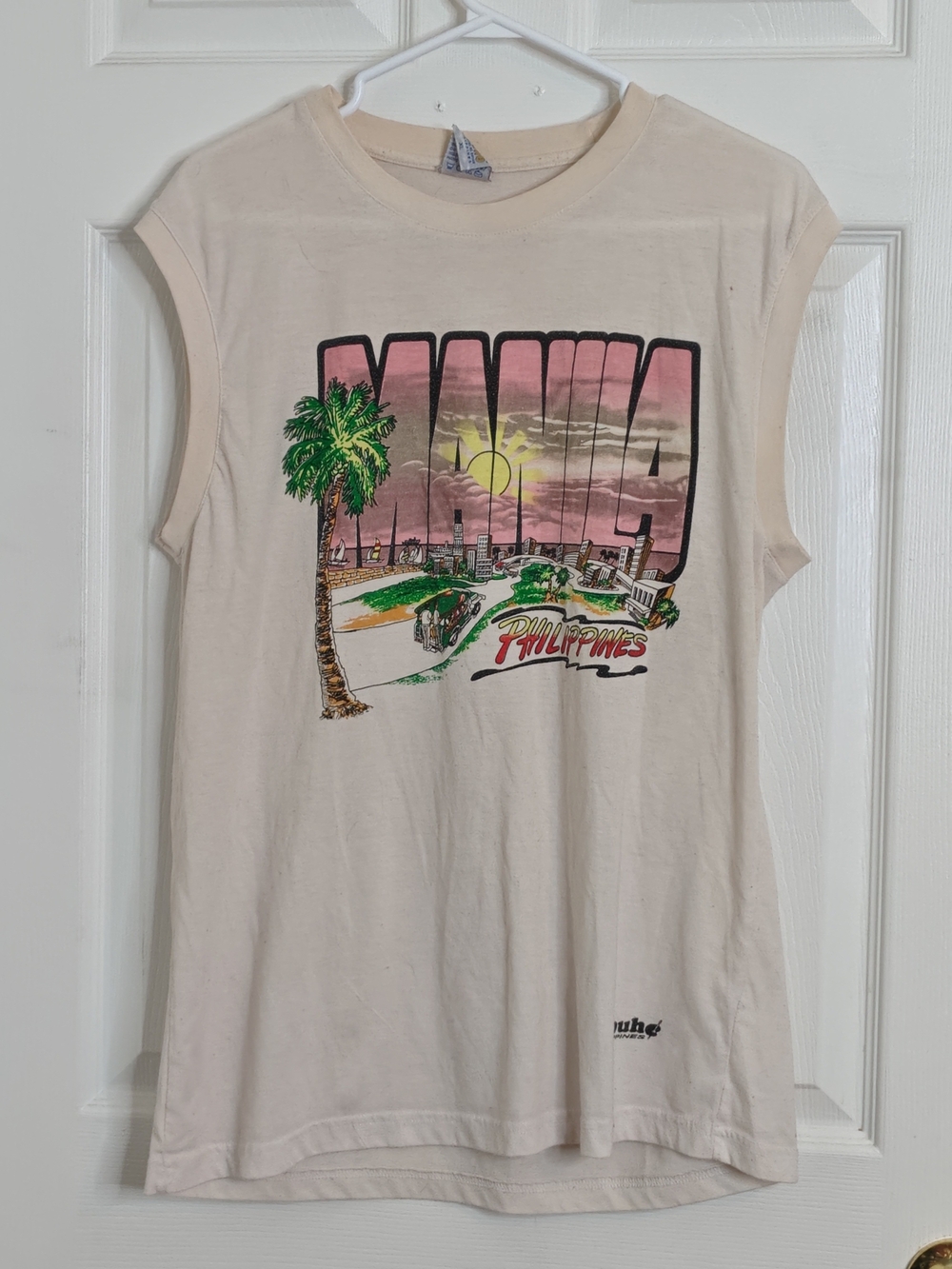 Vintage Men's Manila Philippines Graphic Tank Size XL